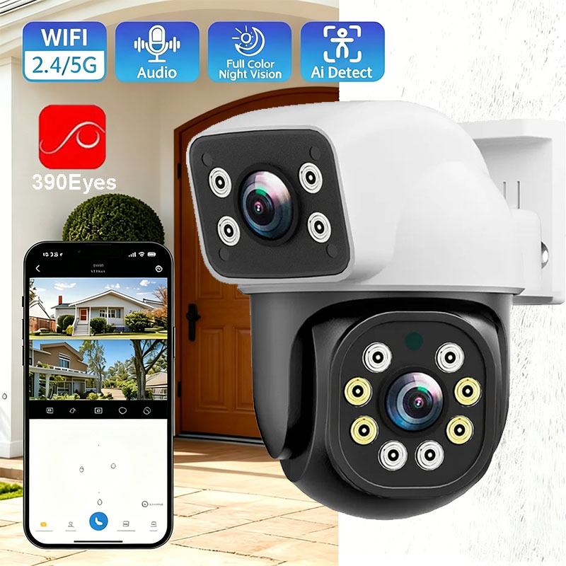 8MP Dual Lens WiFi IP Camera A - Home Cinema Sony review and price