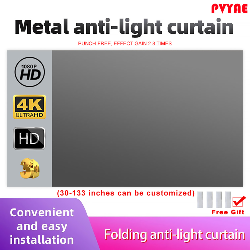 High Brightness Reflective Pro - Projector Screen 100 Inch review and price