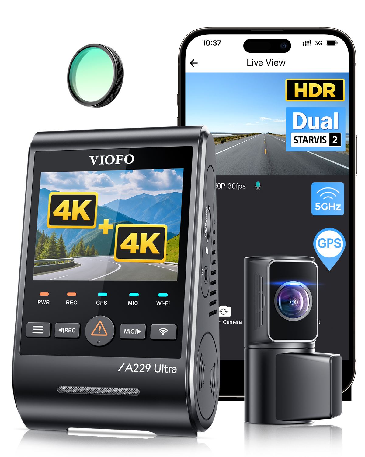 VIOFO A229 Ultra 2CH Dual 4K D - Home Cinema Blu Ray Sony review and price