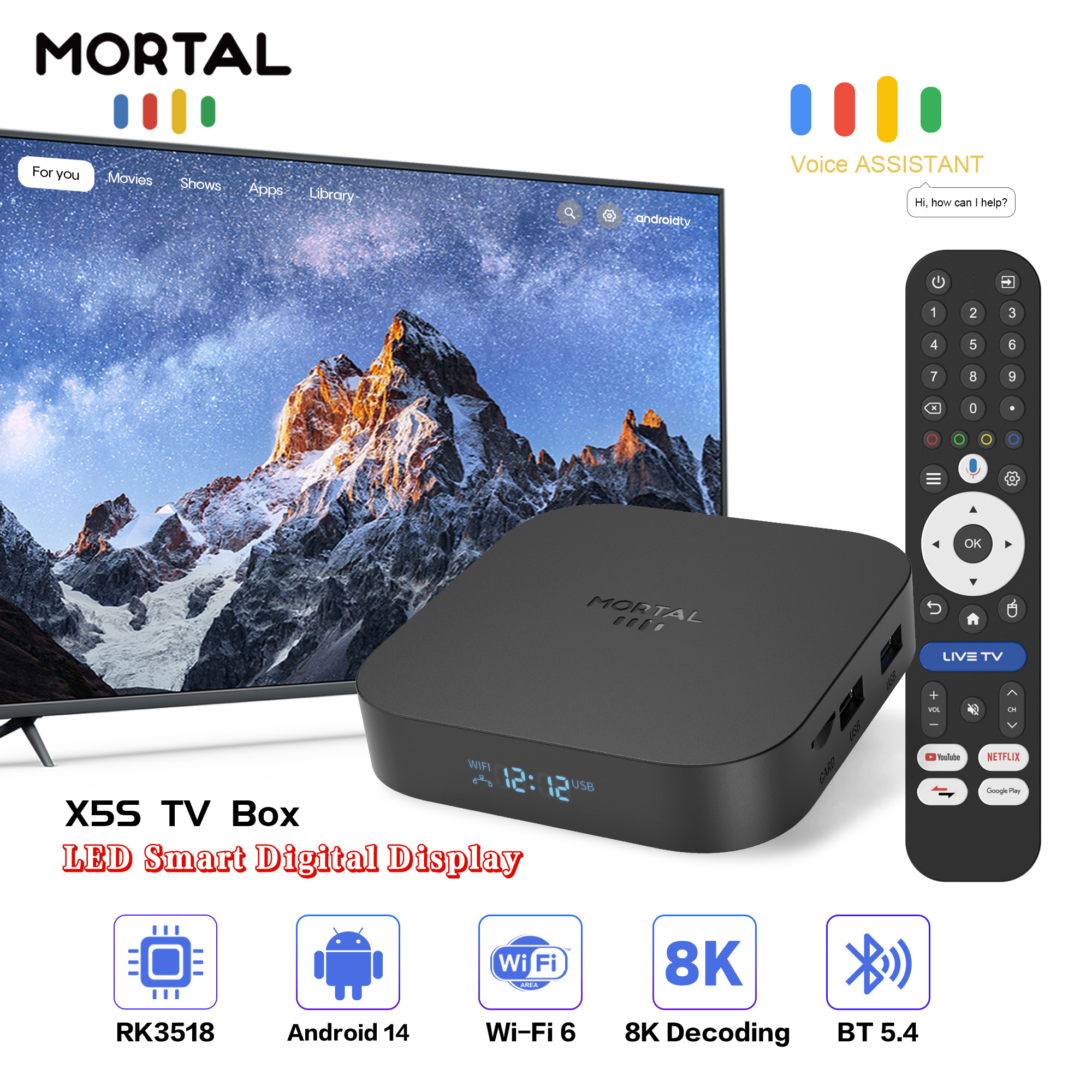 Latest X5S Android 14 TV Box 8 - Home Cinema Quad review and price